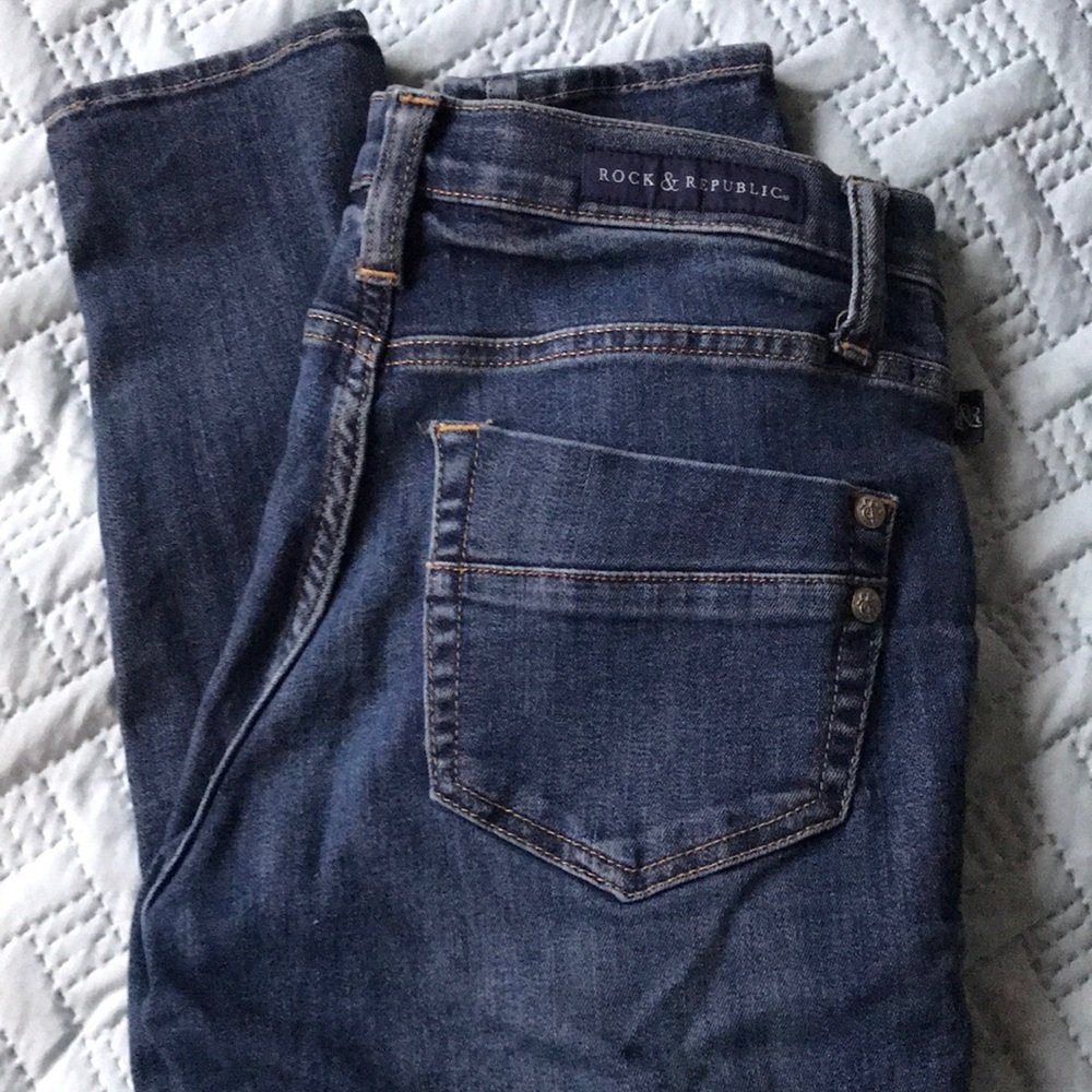 ROCK&REPUBLIC ladies skinny jeans size 8